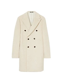 Timpano Wool-Blend Double-Breasted Coat