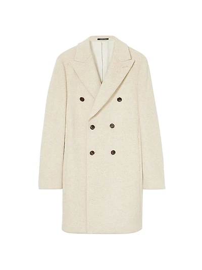 Timpano Wool-Blend Double-Breasted Coat