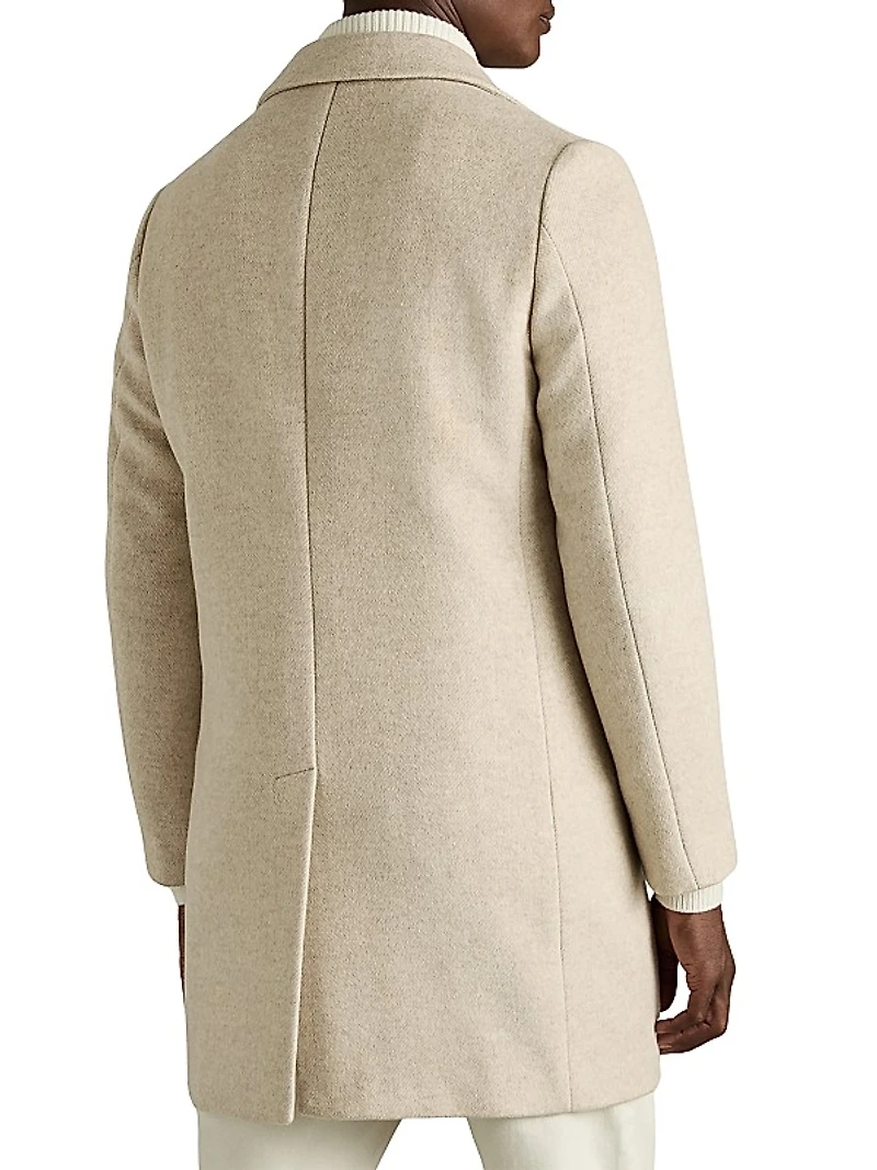 Timpano Wool-Blend Double-Breasted Coat
