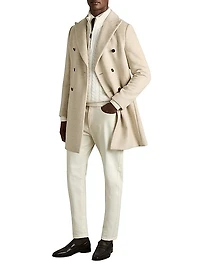 Timpano Wool-Blend Double-Breasted Coat