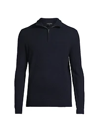 Royal Cashmere Quarter-Zip Sweater