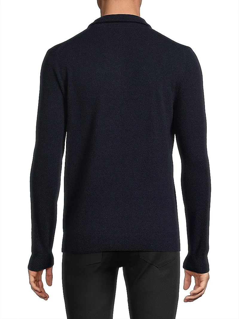 Royal Cashmere Quarter-Zip Sweater