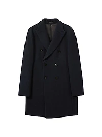 Cliff Wool-Blend Peacoat