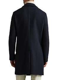 Cliff Wool-Blend Peacoat