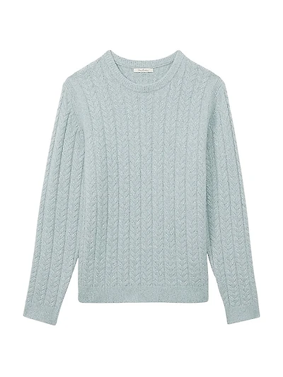 Minsk Cable-Knit Crewneck Sweater