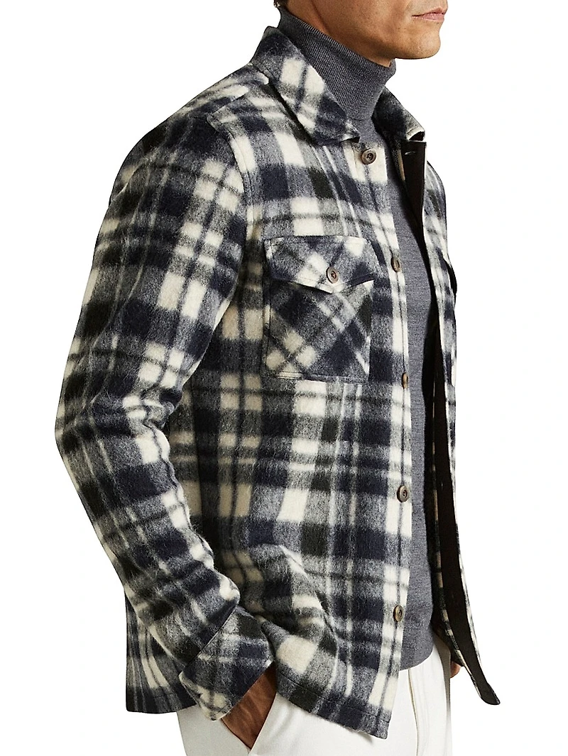 Wade Plaid Shirt Jacket