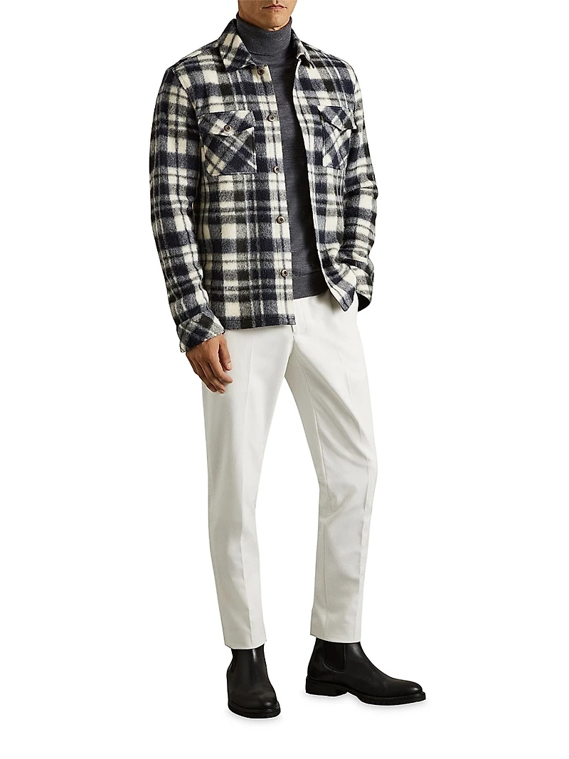 Wade Plaid Shirt Jacket