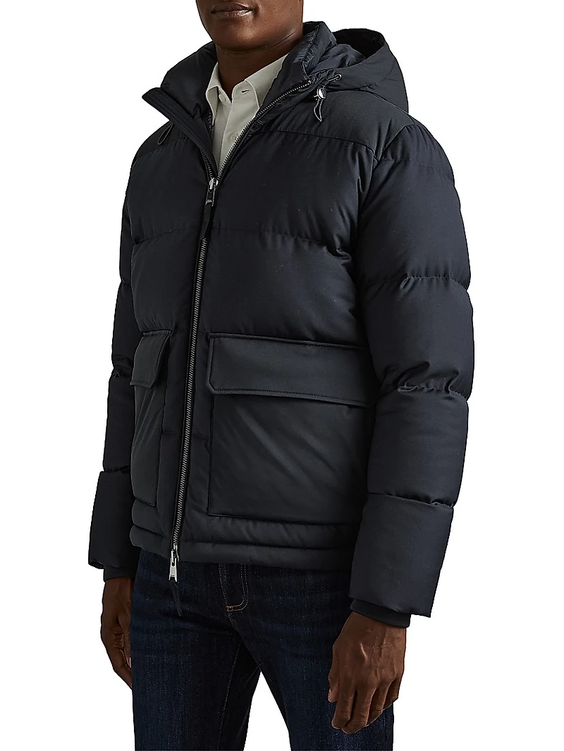 Carston Padded Hooded Zip-Up Jacket