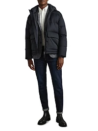 Carston Padded Hooded Zip-Up Jacket
