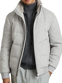 Farid Wool-Blend Puffer Coat