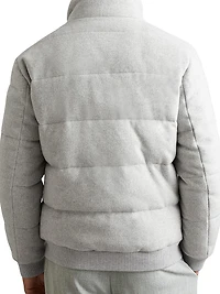 Farid Wool-Blend Puffer Coat