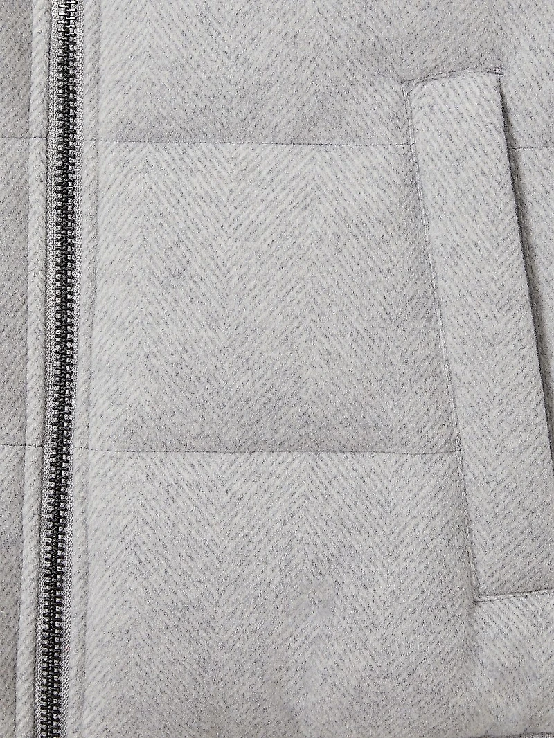 Farid Wool-Blend Puffer Coat