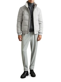 Farid Wool-Blend Puffer Coat