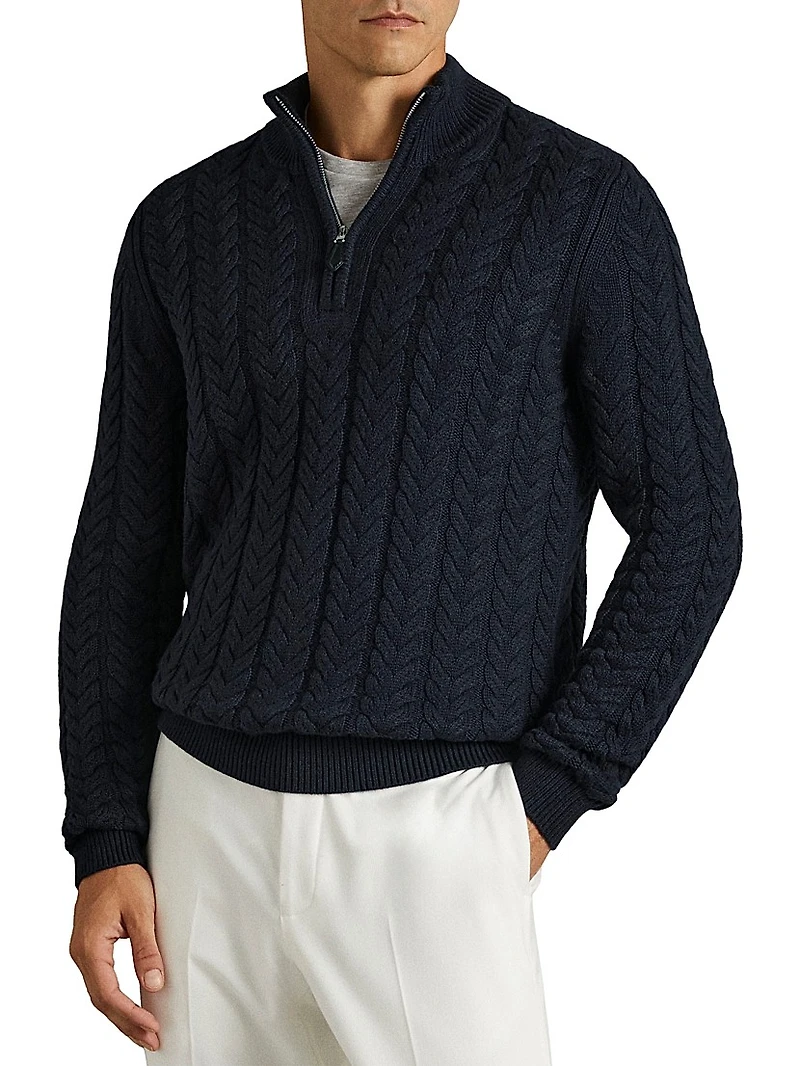Tamworth Basketweave Sweater