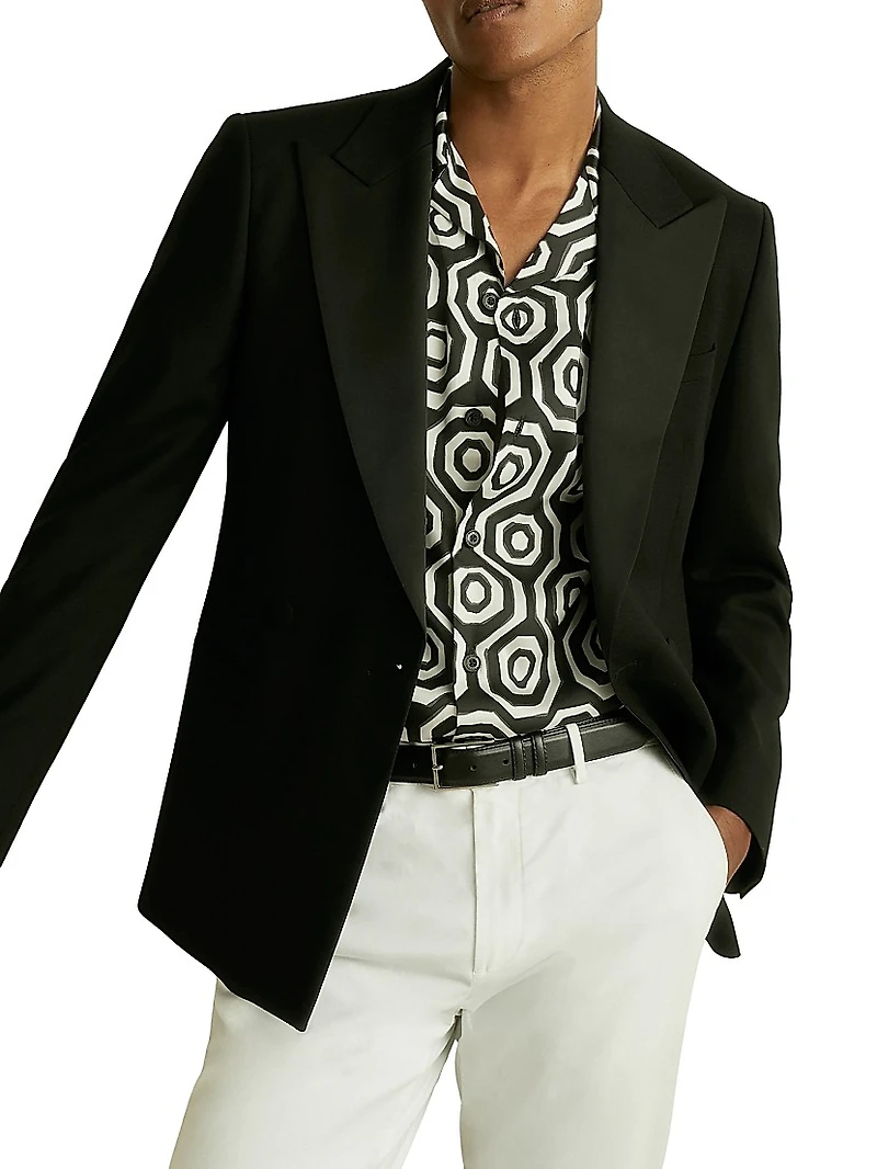 Canape Geometric Short-Sleeve Shirt