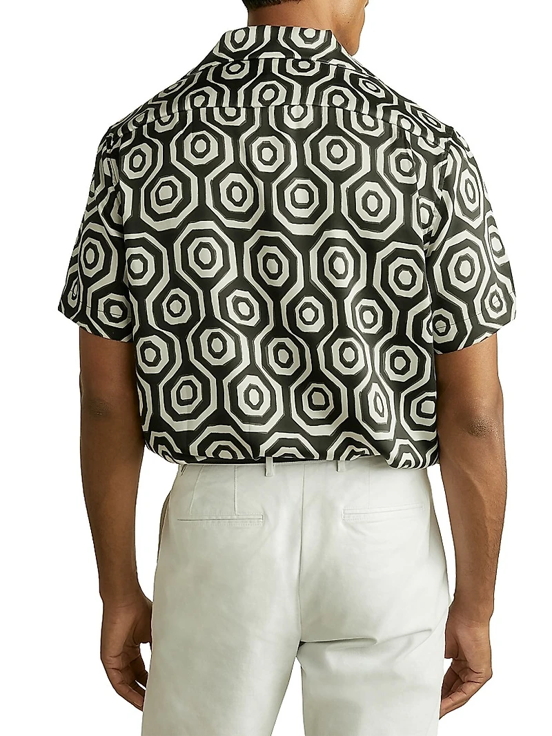 Canape Geometric Short-Sleeve Shirt