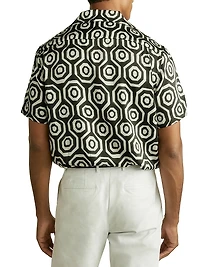 Canape Geometric Short-Sleeve Shirt