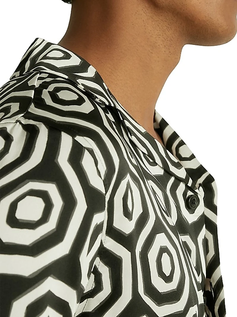 Canape Geometric Short-Sleeve Shirt
