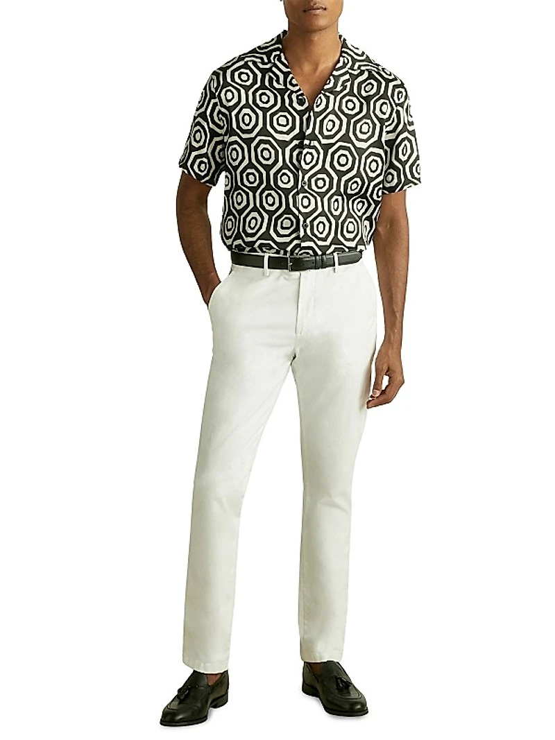 Canape Geometric Short-Sleeve Shirt