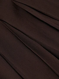 Nancy Pleated Midi-Skirt