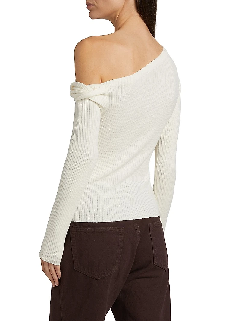 Lilou Asymmetric Wool Sweater