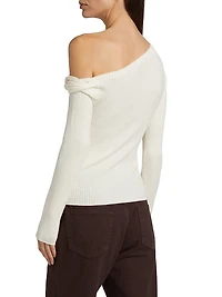 Lilou Asymmetric Wool Sweater