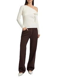 Lilou Asymmetric Wool Sweater