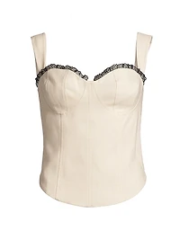 Alisa Seamed Bustier Top
