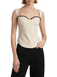 Alisa Seamed Bustier Top