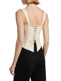 Alisa Seamed Bustier Top