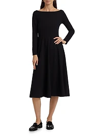 Wiley Stretch Cotton Midi-Dress