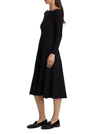 Wiley Stretch Cotton Midi-Dress