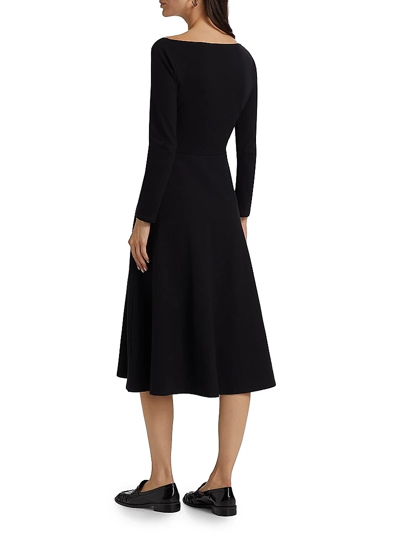 Wiley Stretch Cotton Midi-Dress