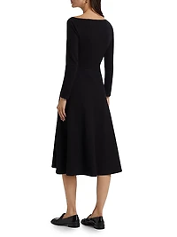 Wiley Stretch Cotton Midi-Dress