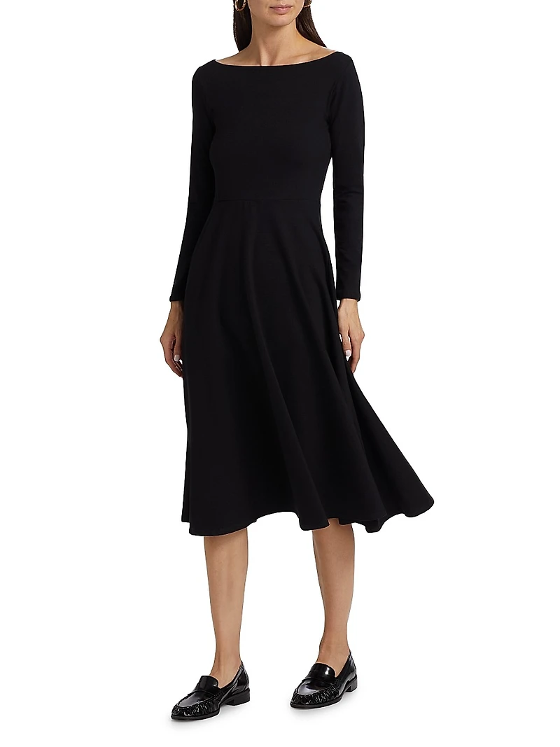Wiley Stretch Cotton Midi-Dress