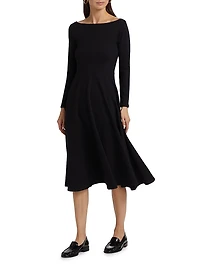 Wiley Stretch Cotton Midi-Dress