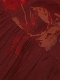 Irisa Floral Flounce Cocktail Dress