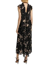 Silvana Floral Georgette Dress