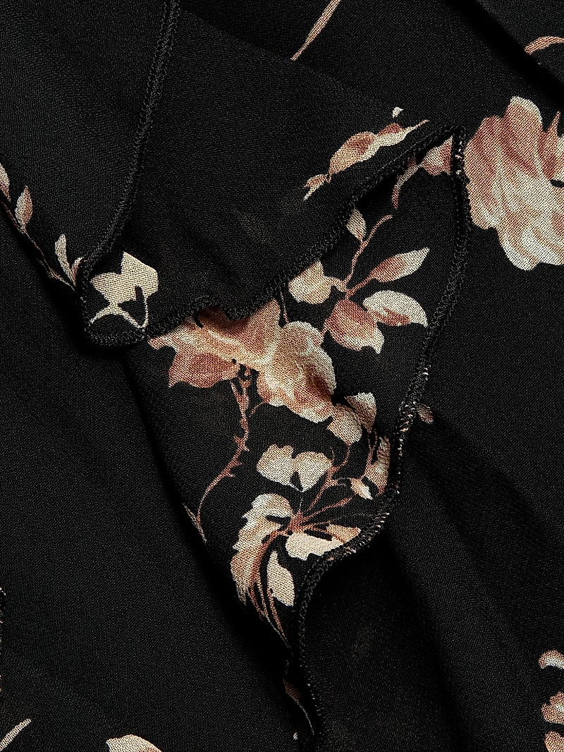 Silvana Floral Georgette Dress