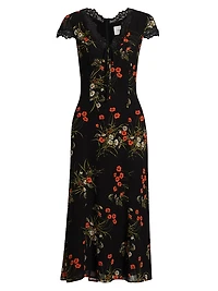 Tiffie Floral Midi-Dress