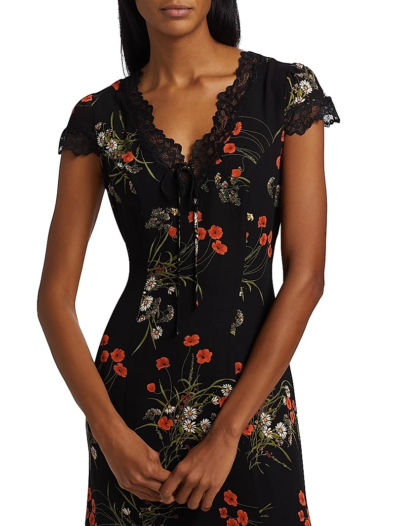 Tiffie Floral Midi-Dress