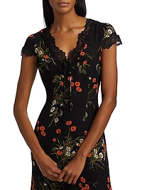 Tiffie Floral Midi-Dress