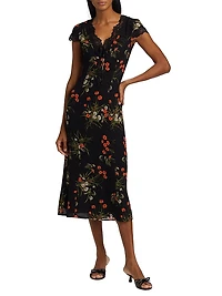 Tiffie Floral Midi-Dress