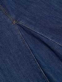 Serafina Denim Midi-Dress