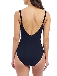 Lola Ruffled Tie-Waist Swimsuit