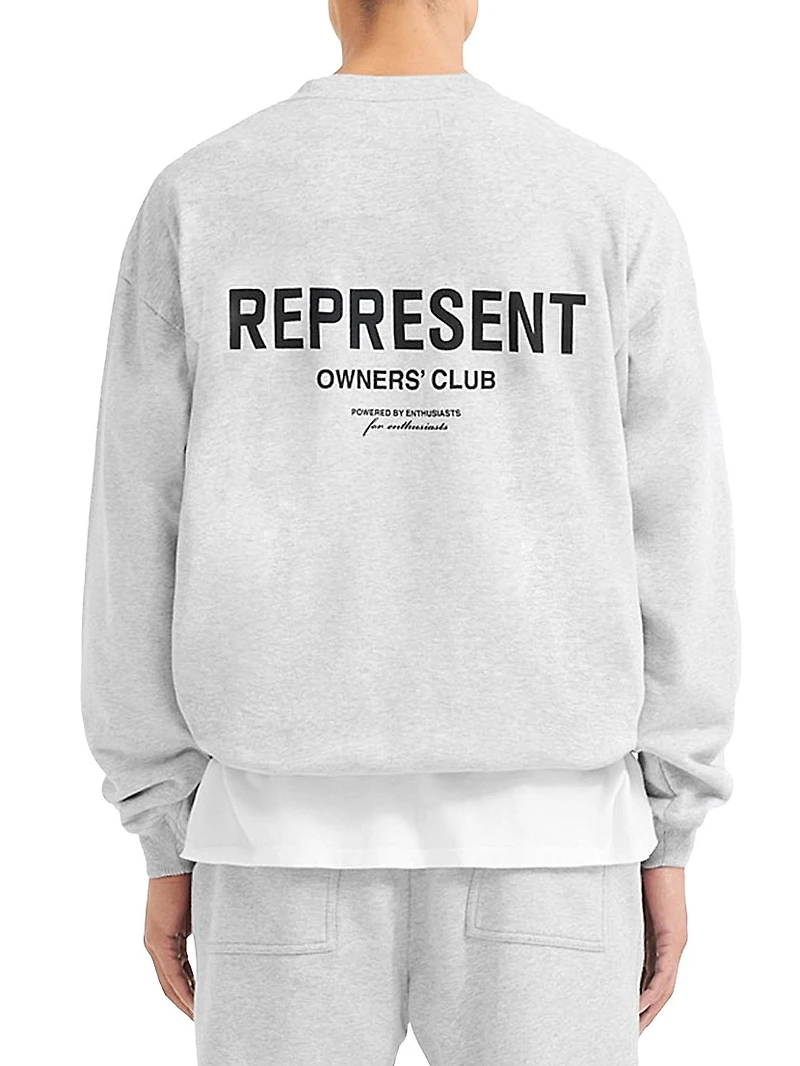 Represent Owners Club Logo Cotton Sweater