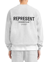 Represent Owners Club Logo Cotton Sweater
