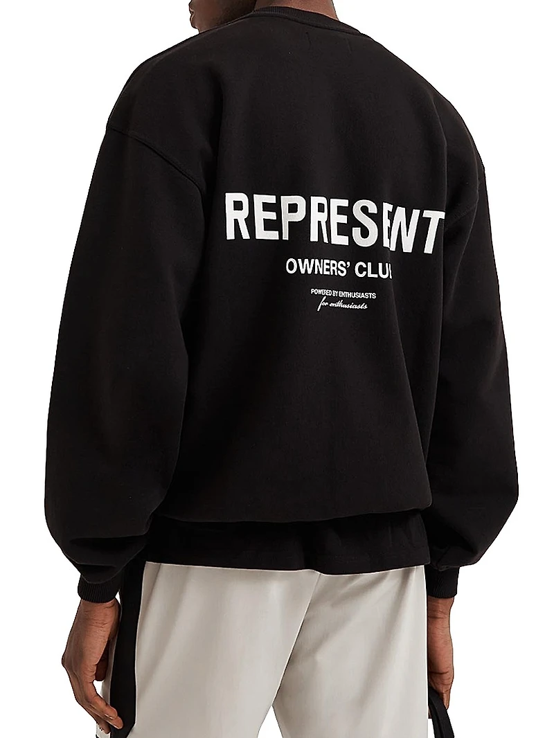 Represent Owners Club Logo Cotton Sweater
