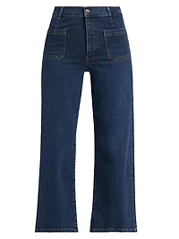 Le Slim Palazzo High-Rise Jeans