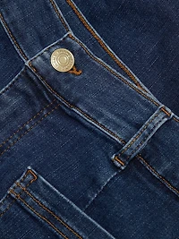 Le Slim Palazzo High-Rise Jeans